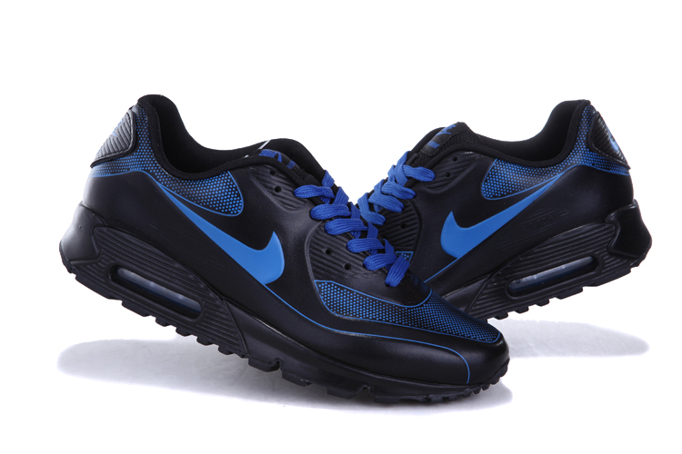 New Men'S Nike Air Max Black/ Dodgerblue